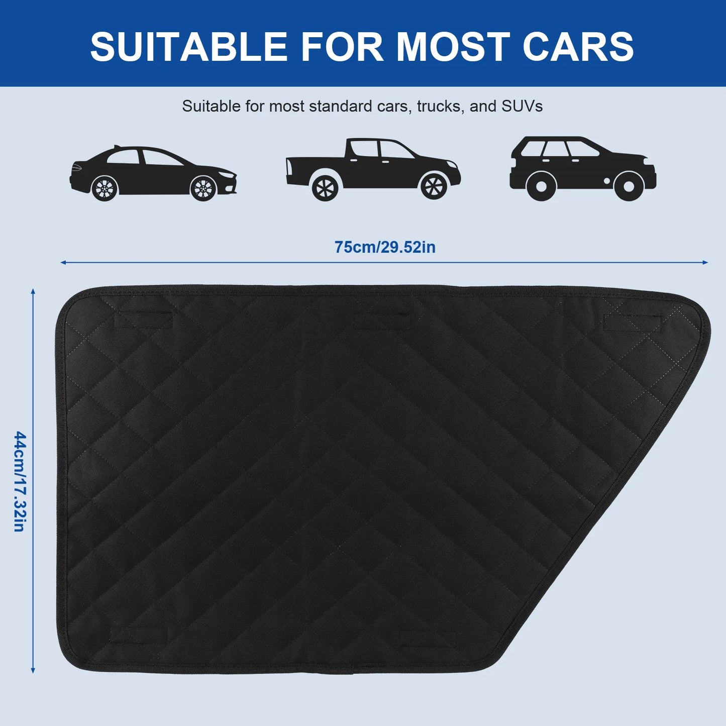 Dog Car Door Protector 2-Pack — Waterproof Oxford Anti-Scratch Interior Cover