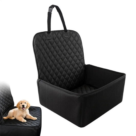 SUV Dog Booster Car Seat — Waterproof Carseat Cushion Carrier for Large Dogs
