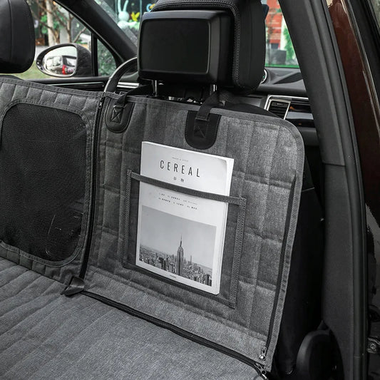 Large Dog Car Seat Hammock — Waterproof Anti-Slip Travel Protector Mat