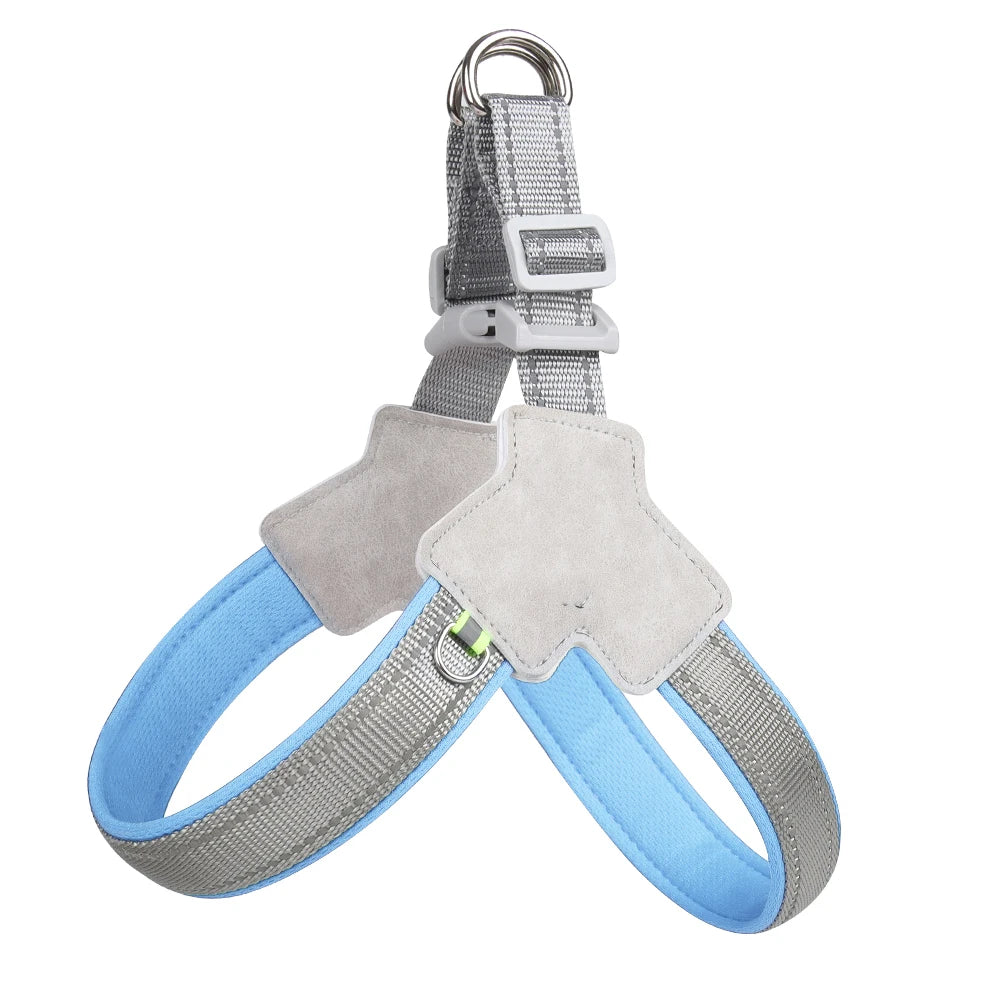 Reflective No-Pull Dog Car Harness Vest — Adjustable Safety Harness, XS to XL