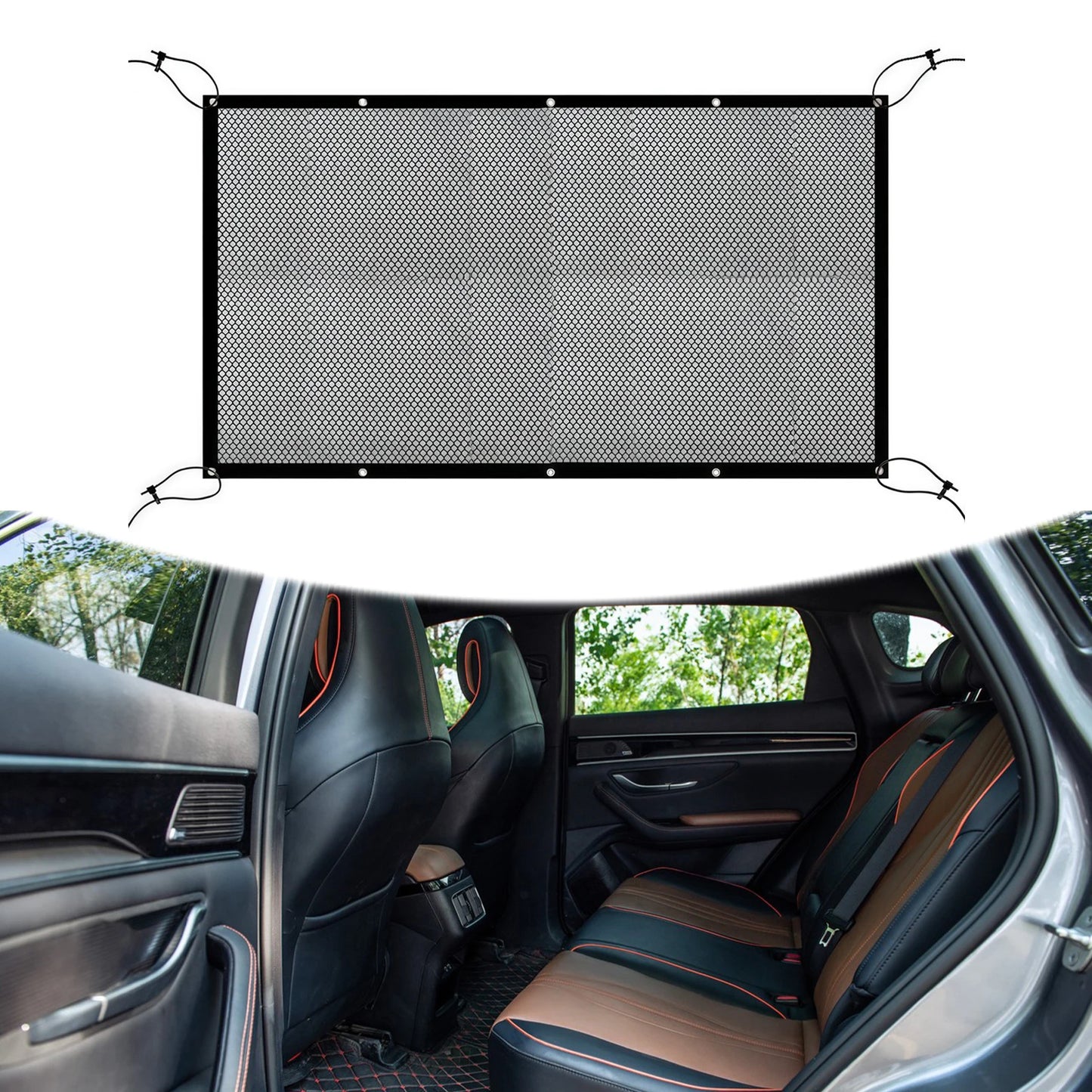 Dog Car Safety Barrier Fence for SUVs & Pickups — Backseat Pet Net