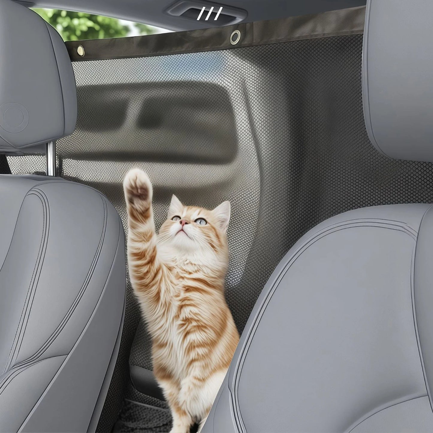 Dog Car Safety Barrier Fence for SUVs & Pickups — Backseat Pet Net