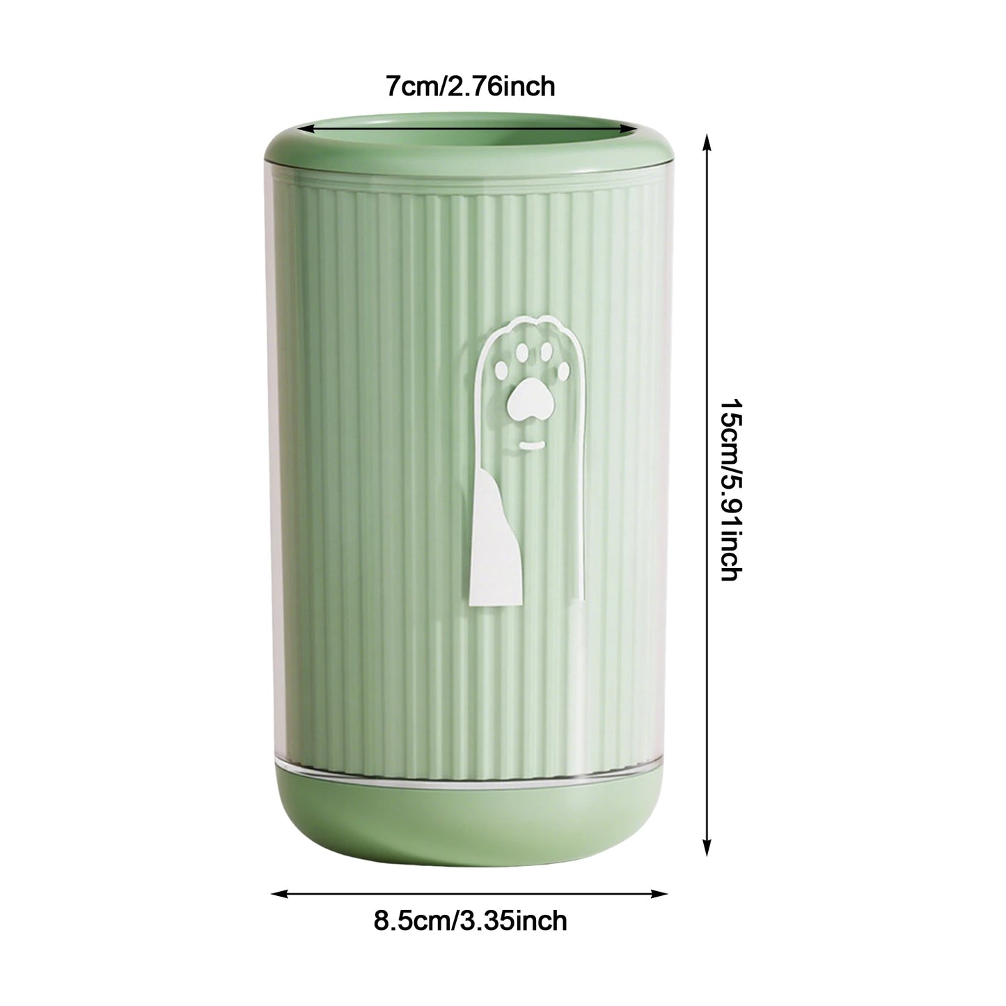 Portable Dog Paw Cleaner Cup — Soft Silicone Brush, Muddy Paw Washer