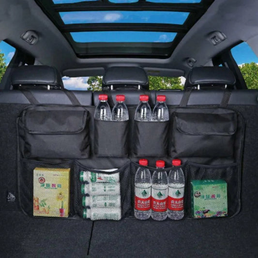 Car Trunk & Backseat Multi-Pocket Storage Organizer — High-Capacity Oxford