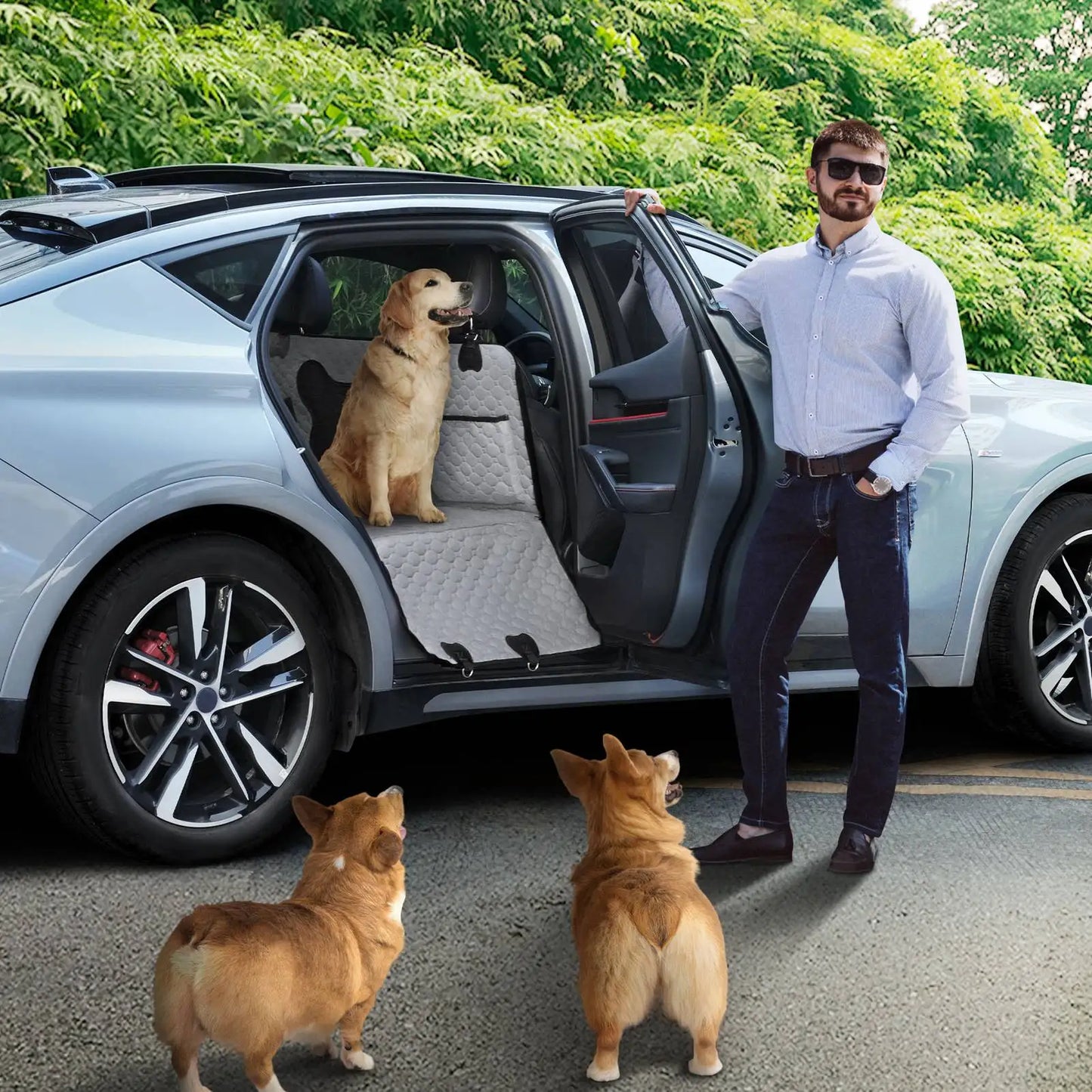 Dog Back Seat Extender & Bed — Travel Protector Mat