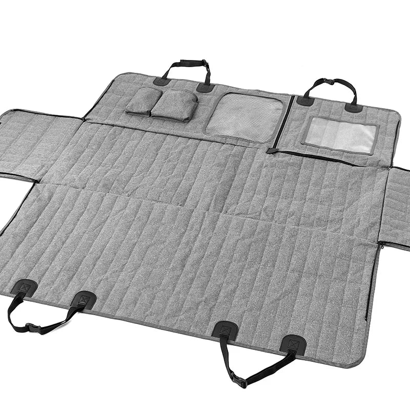 Large Dog Car Seat Hammock — Waterproof Anti-Slip Travel Protector Mat