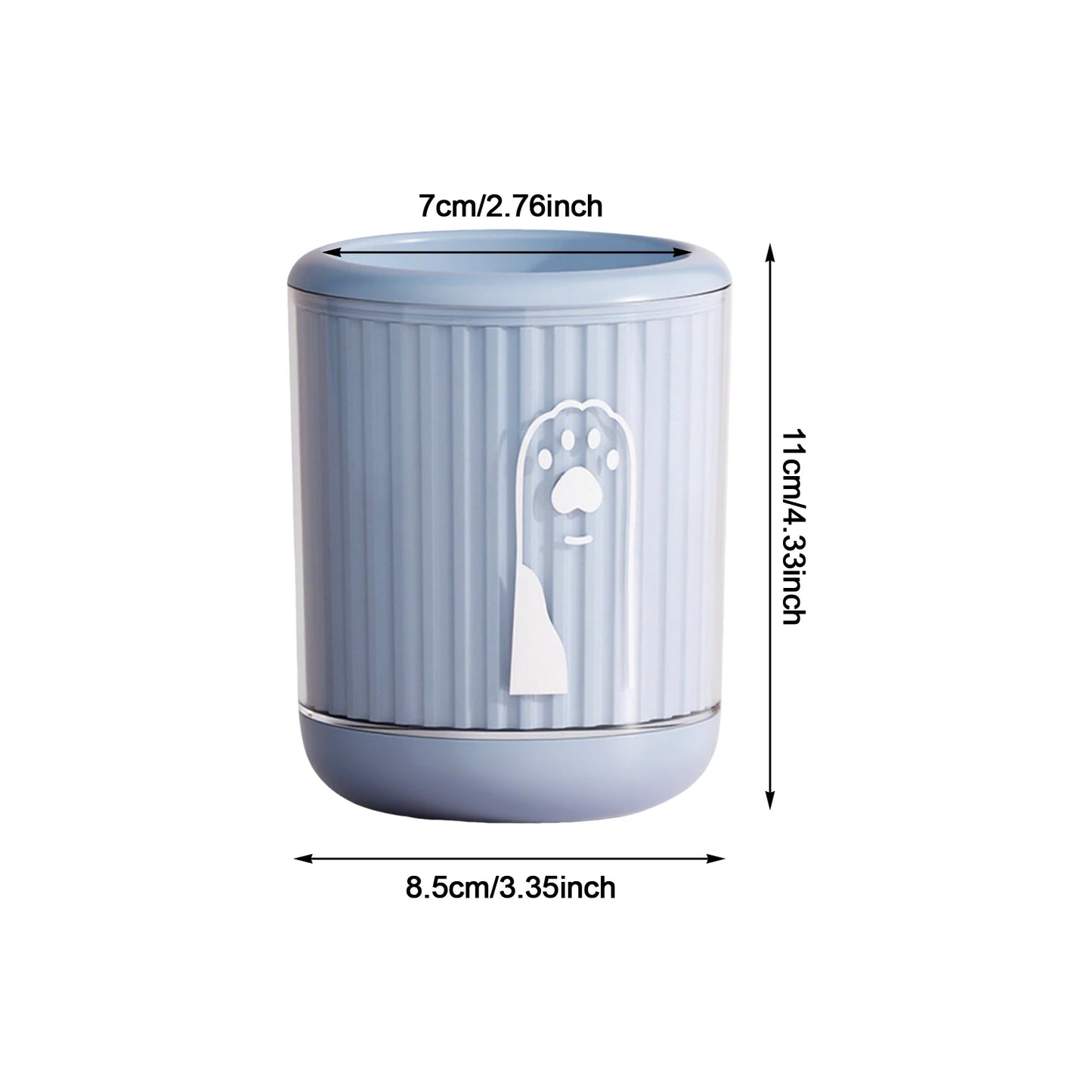 Portable Dog Paw Cleaner Cup — Soft Silicone Brush, Muddy Paw Washer