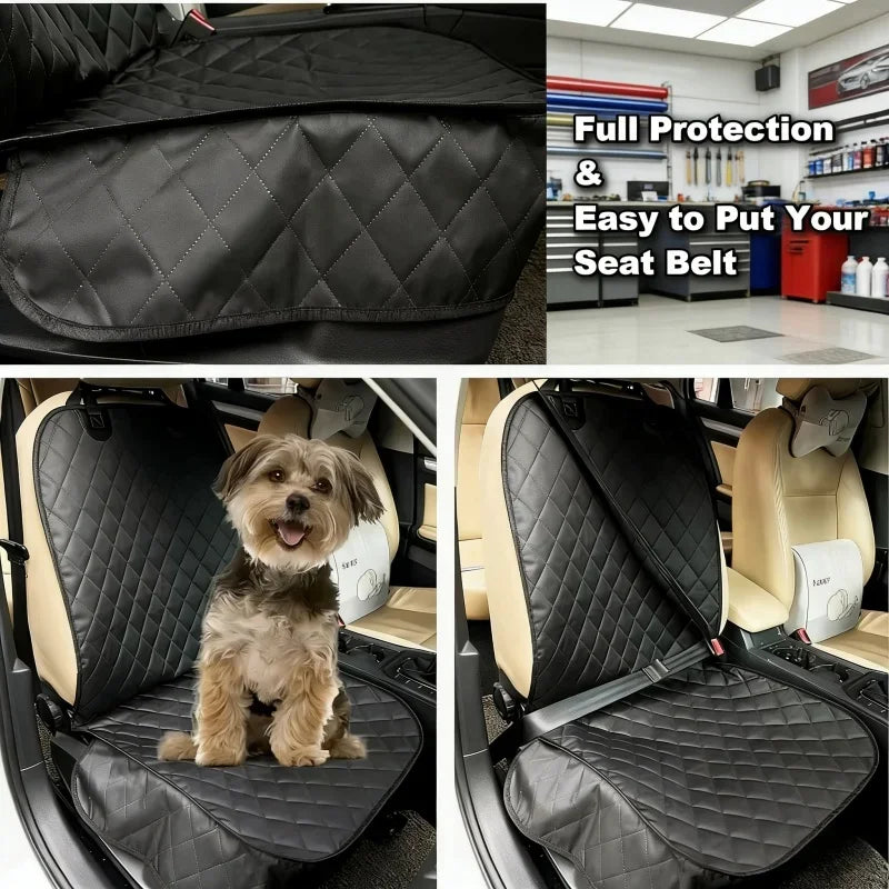 Dog Front Passenger Seat Protector — Non-Slip Waterproof Car Seat Cover