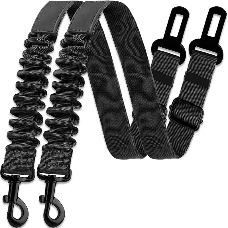 Adjustable Dog Car Seat Belt & Harness Clip