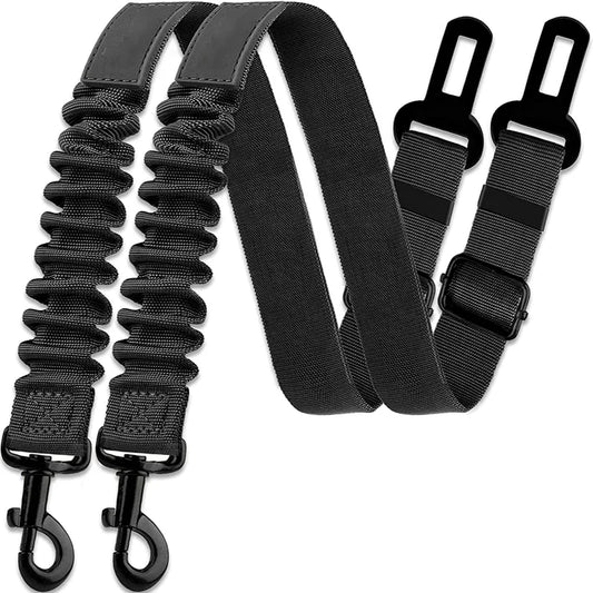 Adjustable Dog Car Seat Belt & Harness Clip