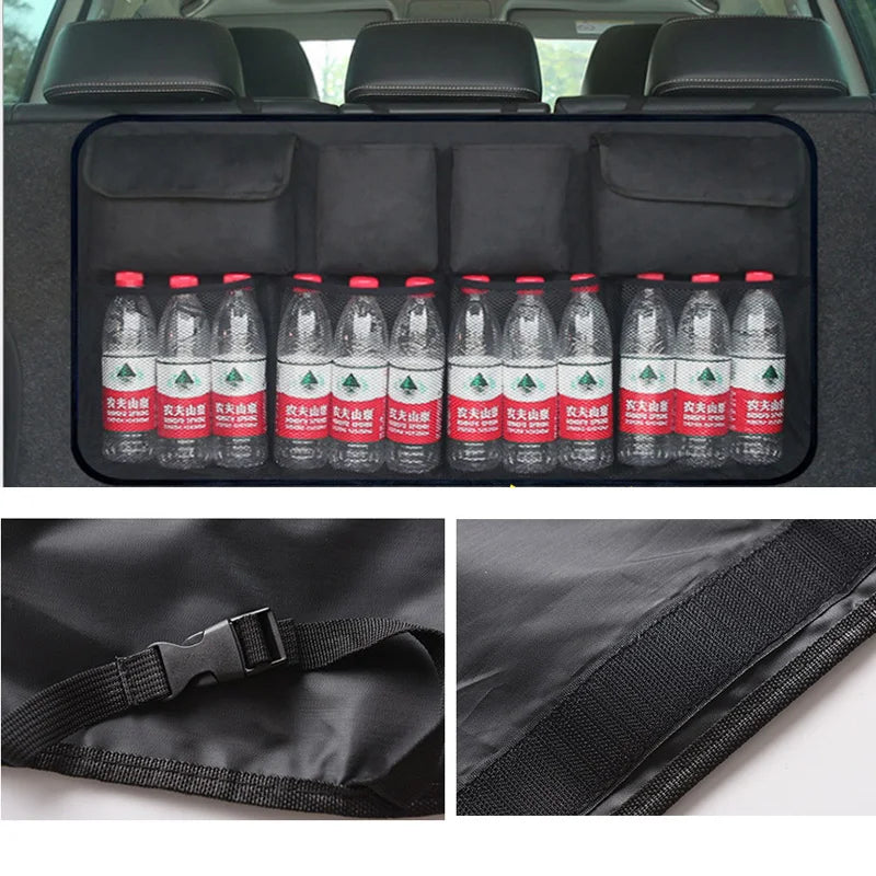 Car Trunk & Backseat Multi-Pocket Storage Organizer — High-Capacity Oxford