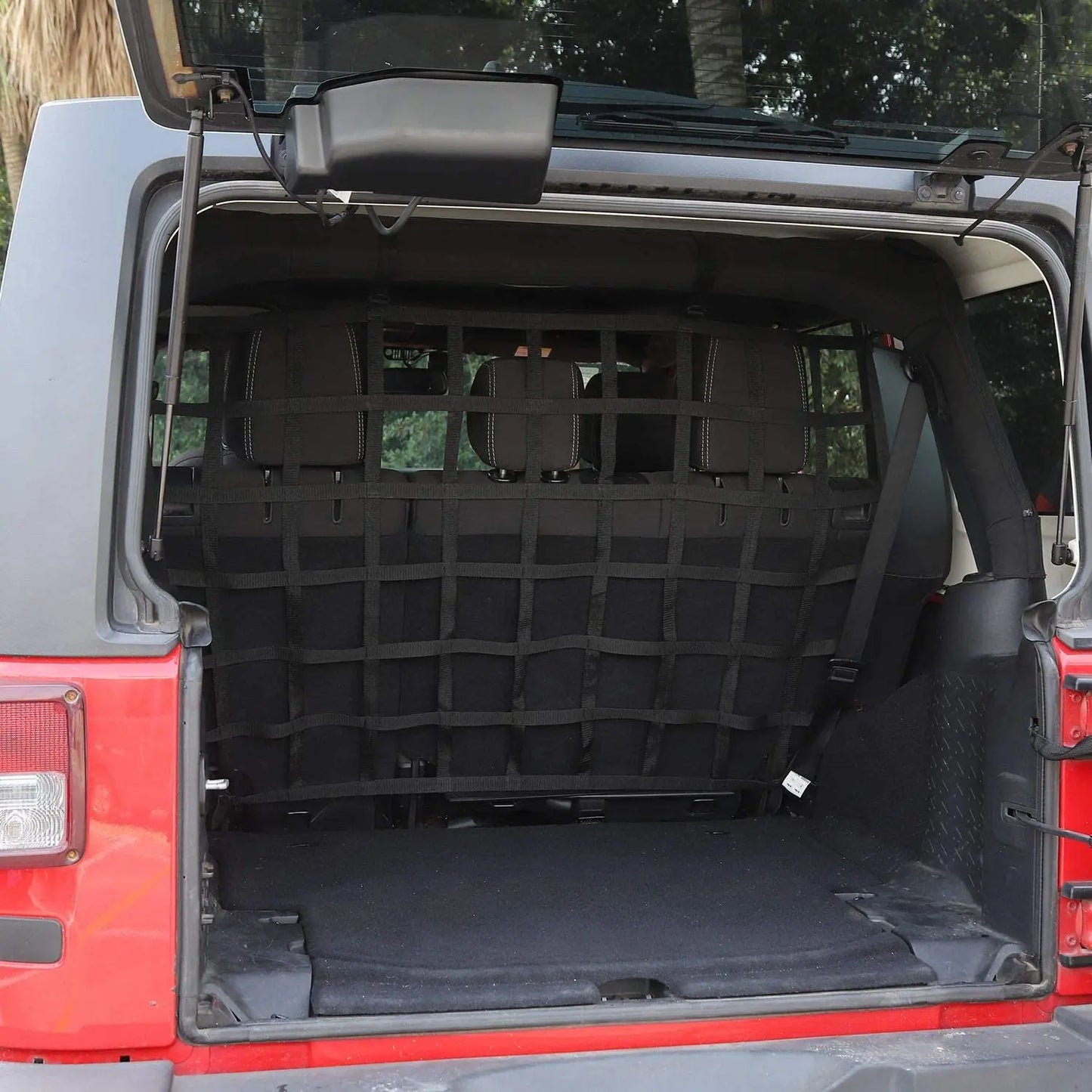 Dog Car Safety Barrier Net for Jeep Wrangler JK/JL/Gladiator 2007–2025