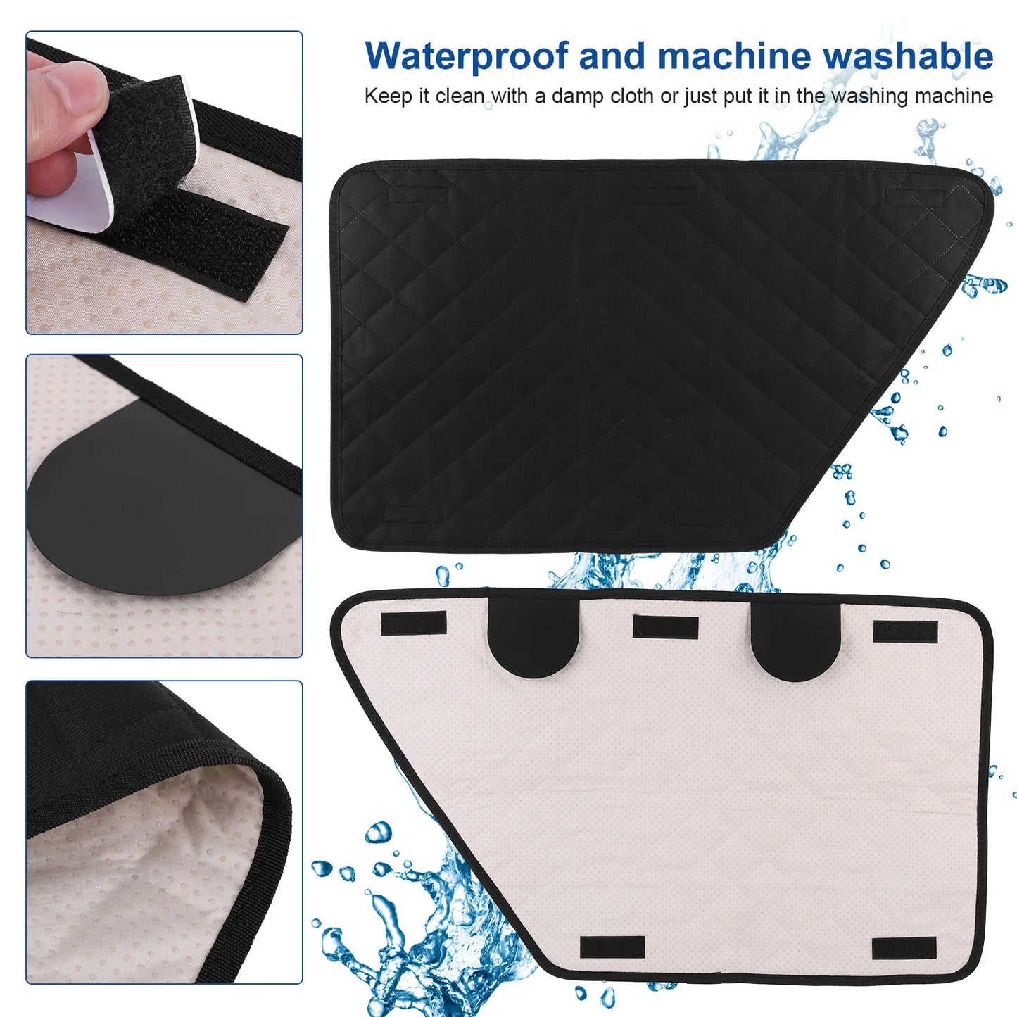 Waterproof Dog Car Door Protector 2-Pack — Anti-Scratch Oxford for Trucks & SUVs