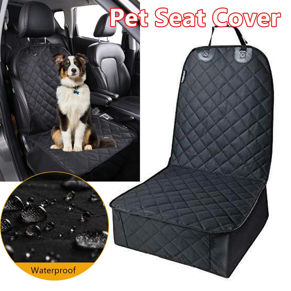 Non-Slip Waterproof Dog Rear Seat Mat — Scratch-Resistant Car Travel Cover