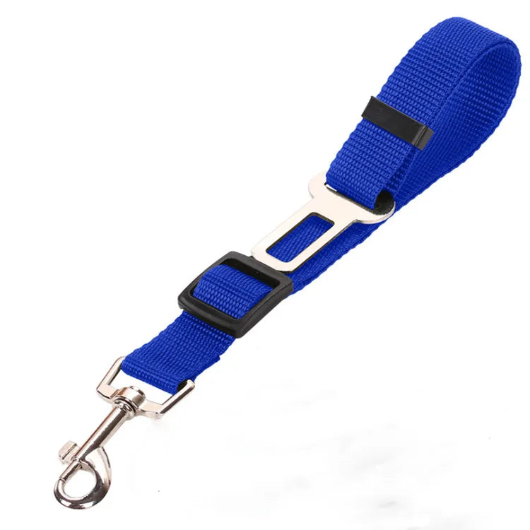 Premium Dog & Cat Car Safety Belt — Reflective Adjustable Traction Collar
