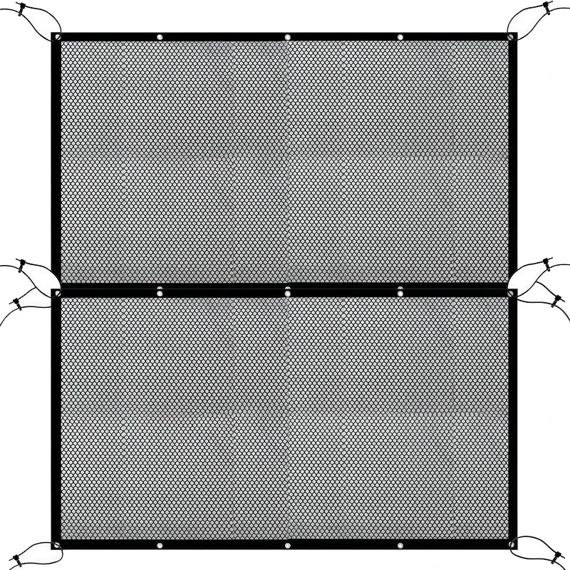 Universal Dog Car Safety Barrier Mesh Net — ISOFIX Compatible for SUVs