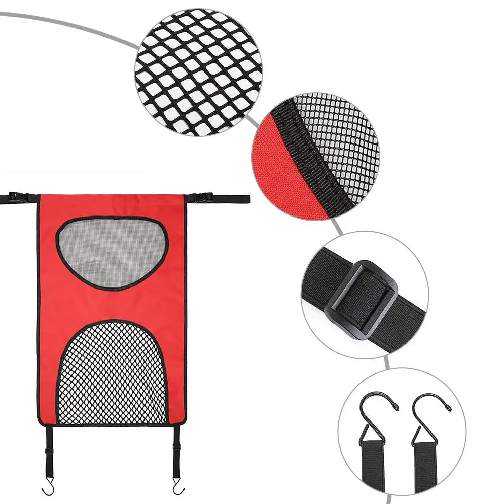 Lightweight Nylon Dog Car Safety Net Barrier — Universal Fit, Durable Mesh