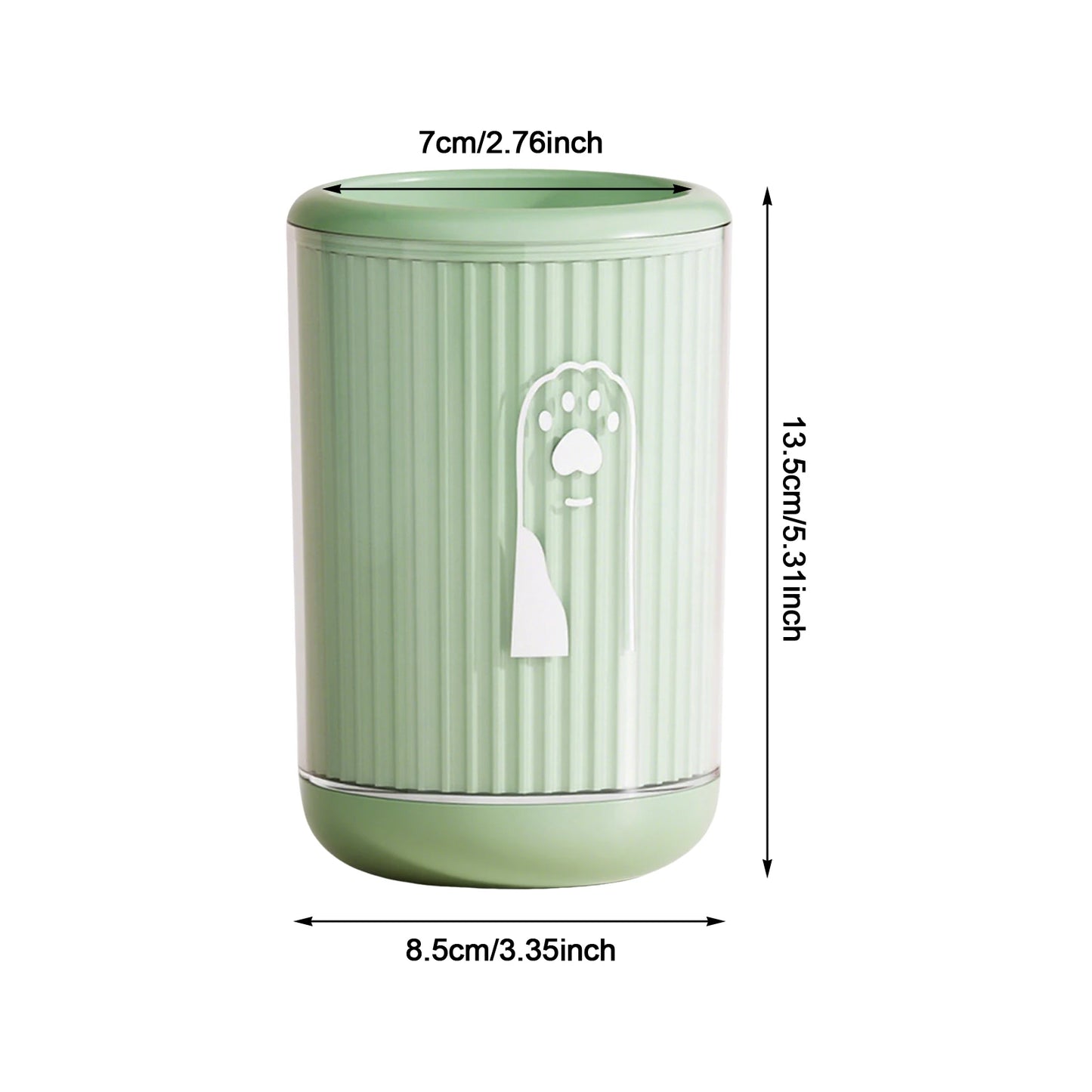 Portable Dog Paw Cleaner Cup — Soft Silicone Brush, Muddy Paw Washer