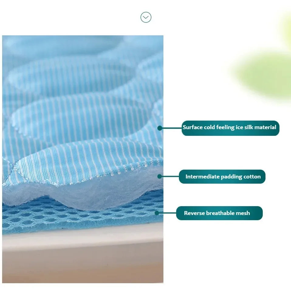 Dog Cooling Mat — Ice Pad for Small & Large Dogs, Summer Car & Home Use