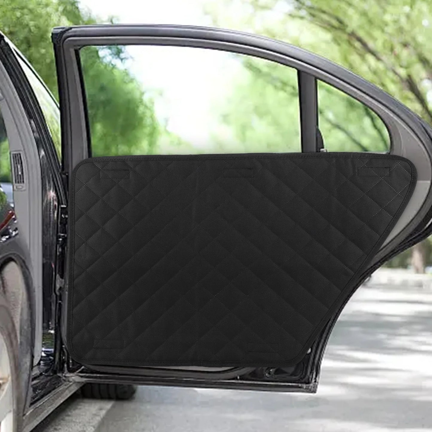 Waterproof Dog Car Door Protector 2-Pack — Anti-Scratch Oxford for Trucks & SUVs