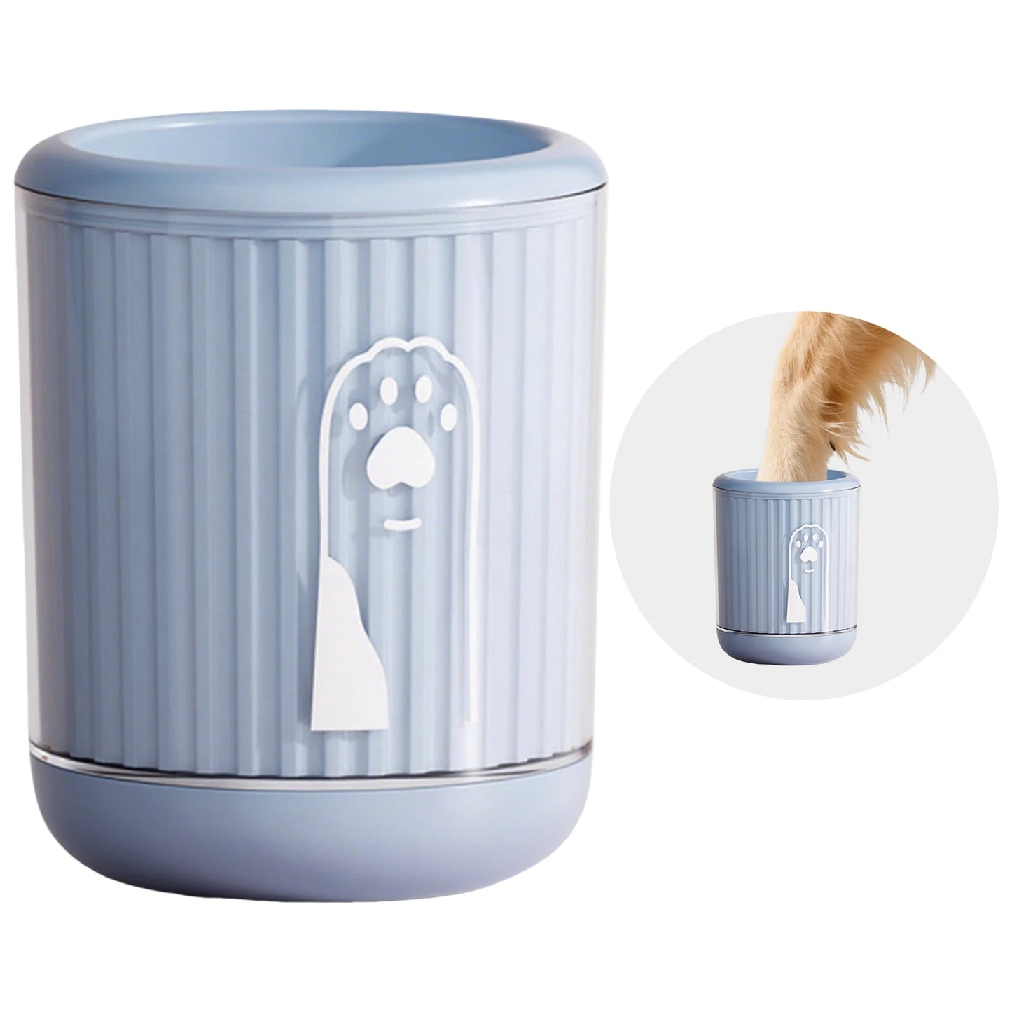 Portable Dog Paw Cleaner Cup — Soft Silicone Brush, Muddy Paw Washer