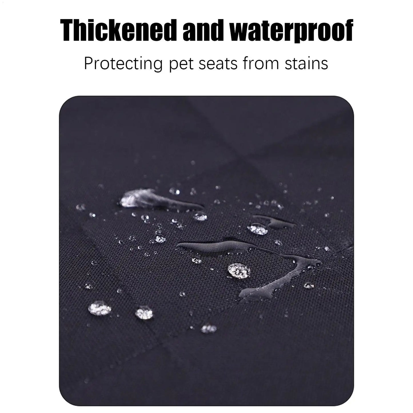 SUV Dog Booster Car Seat — Waterproof Carseat Cushion Carrier for Large Dogs