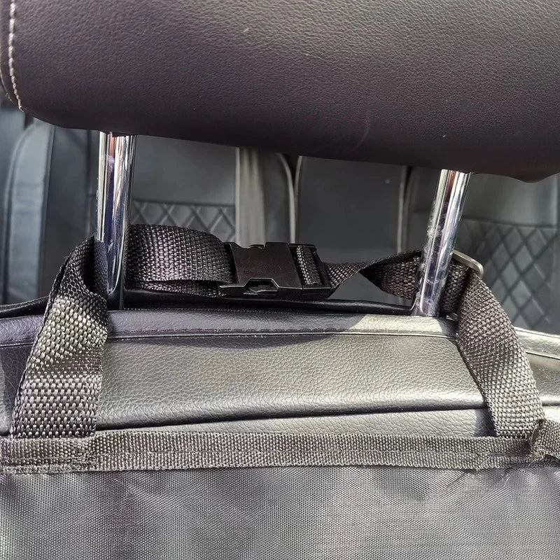 Waterproof Folding Dog Car Seat Cover — Front & Rear Carrier Mat for All Cars