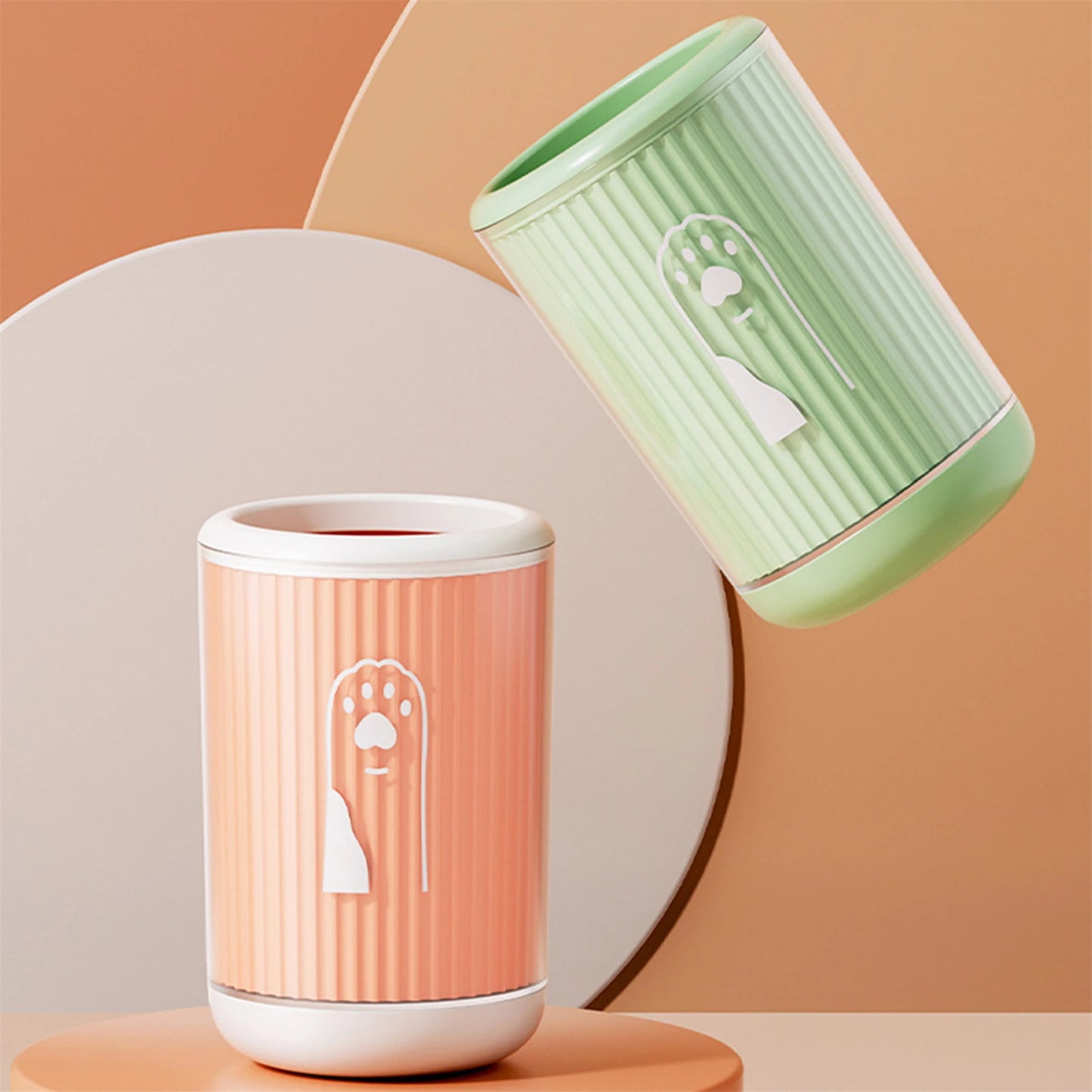 Portable Dog Paw Cleaner Cup — Soft Silicone Brush, Muddy Paw Washer