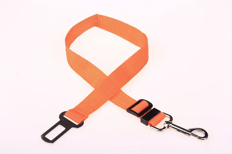 Universal Dog & Cat Car Safety Buckle Clip — Adjustable Nylon, 9 Sizes