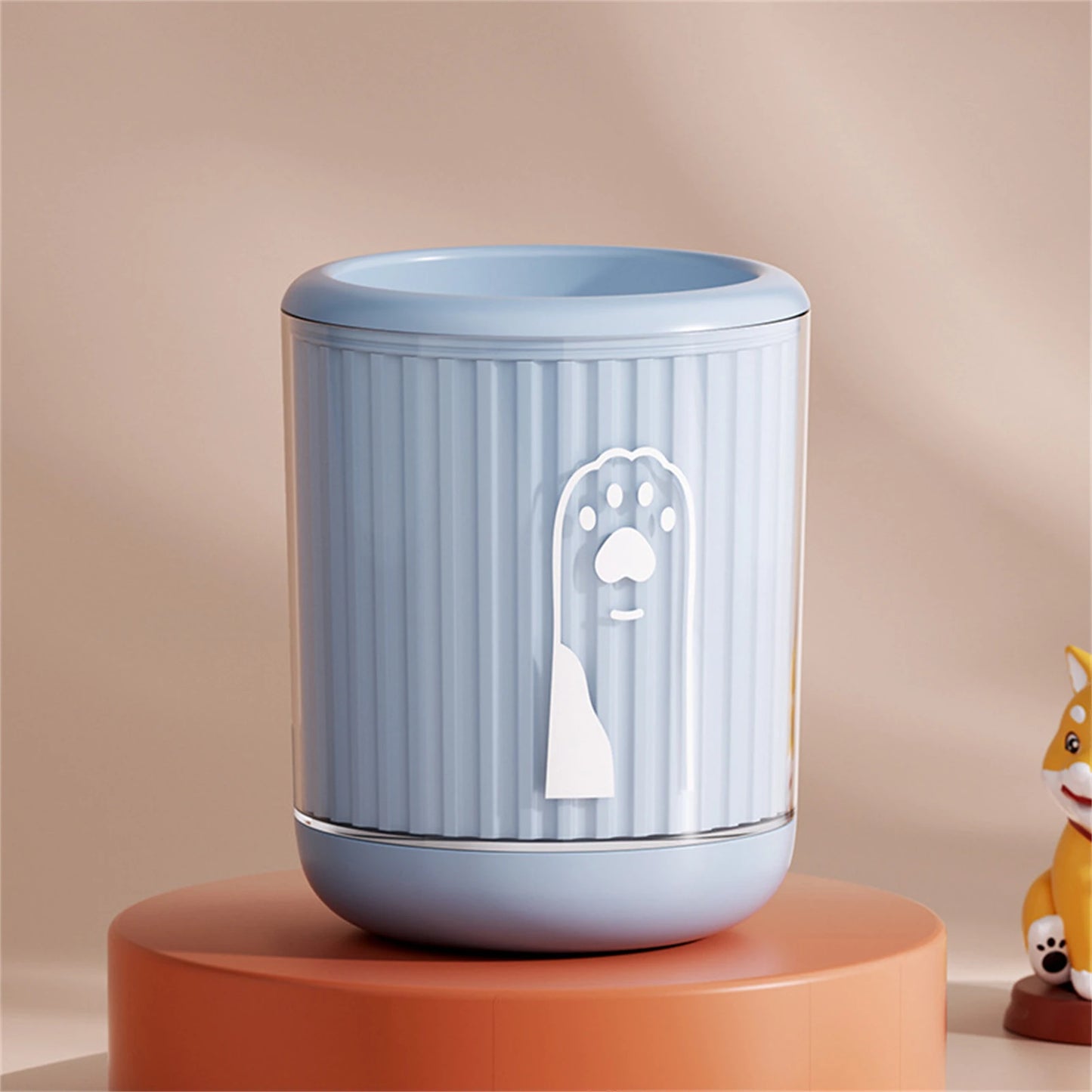 Portable Dog Paw Cleaner Cup — Soft Silicone Brush, Muddy Paw Washer