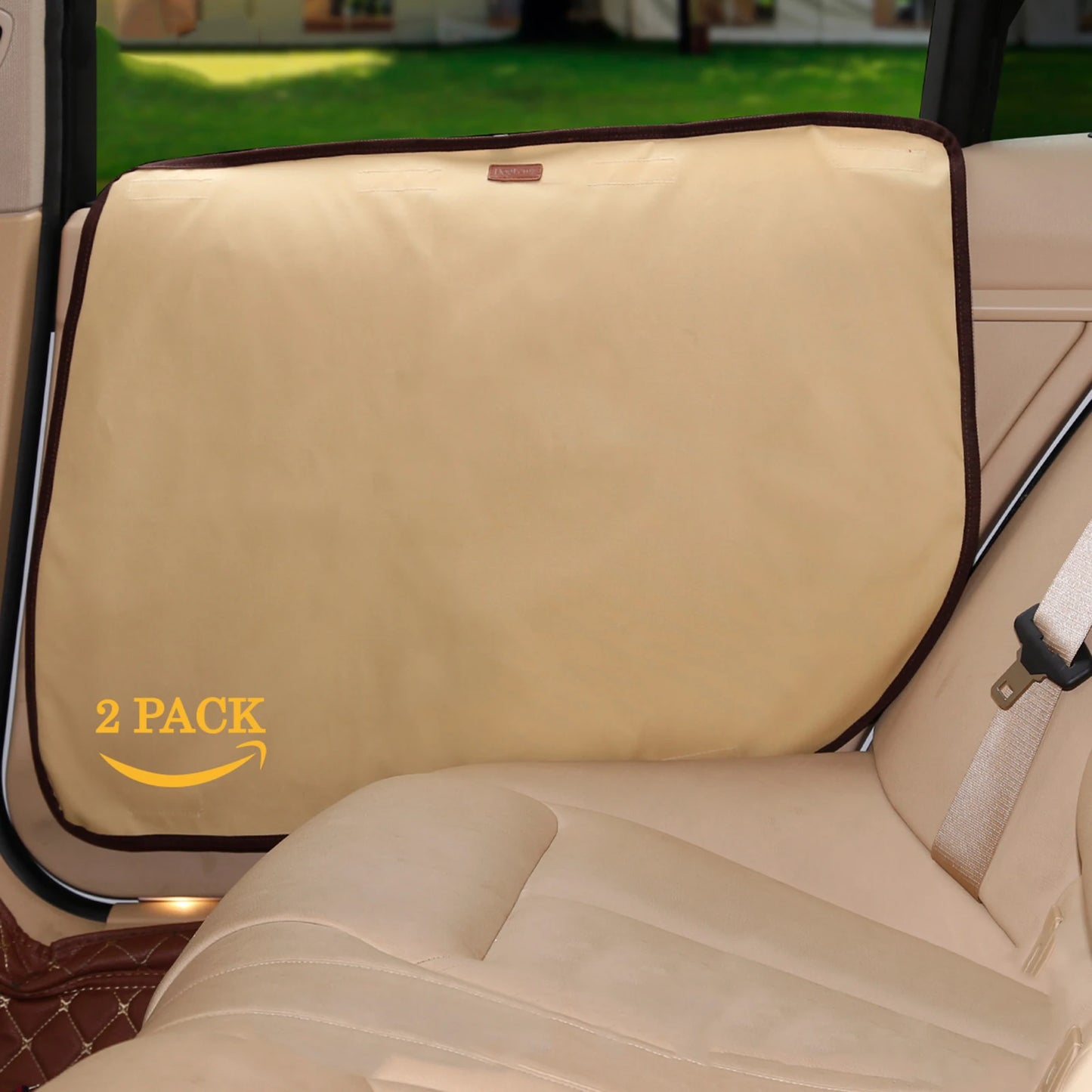 Dog Car Door Protector with Window Guard — Waterproof Anti-Scratch Cover