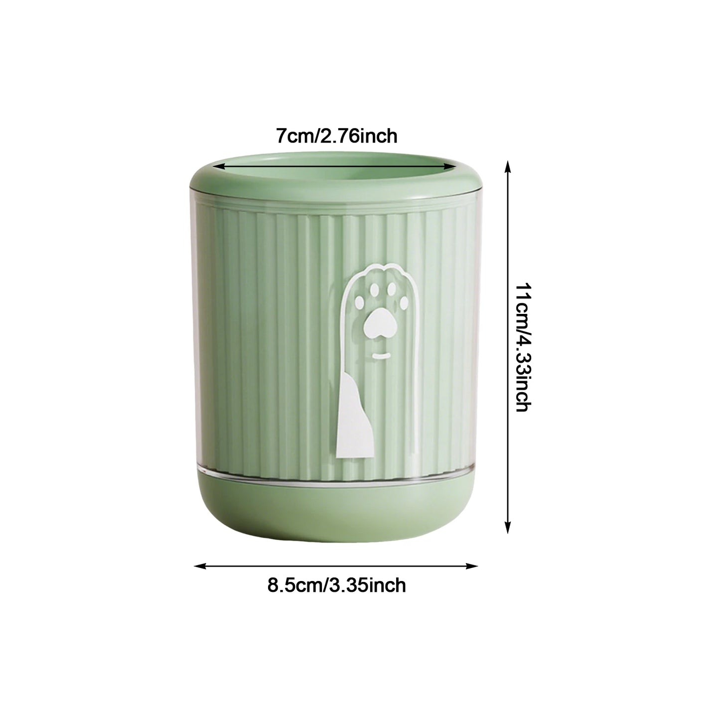 Portable Dog Paw Cleaner Cup — Soft Silicone Brush, Muddy Paw Washer