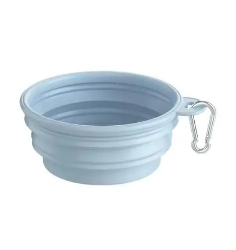 Foldable Dog Travel Bowl — Collapsible Silicone 350ml/1000ml, Multiple Colors