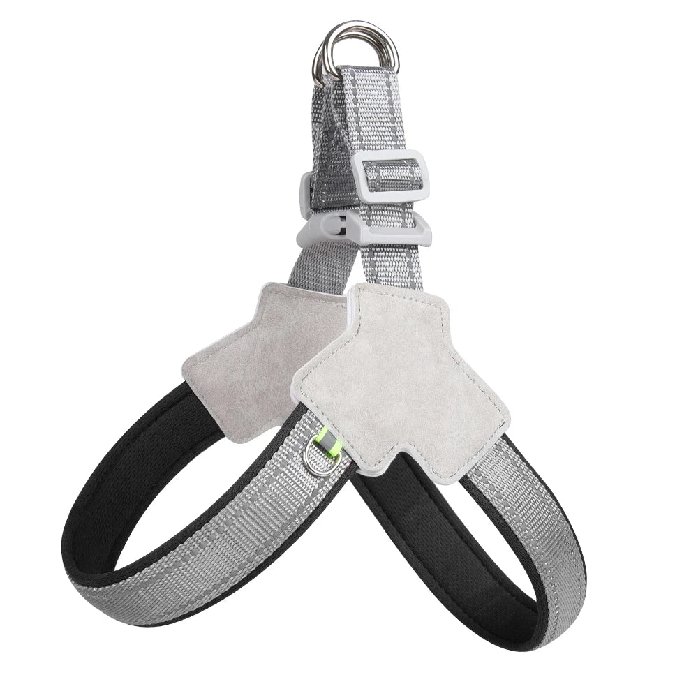 Reflective No-Pull Dog Car Harness Vest — Adjustable Safety Harness, XS to XL