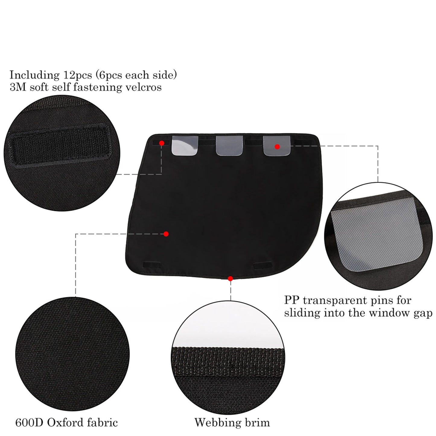 Dog Car Door Protector with Window Guard — Waterproof Anti-Scratch Cover