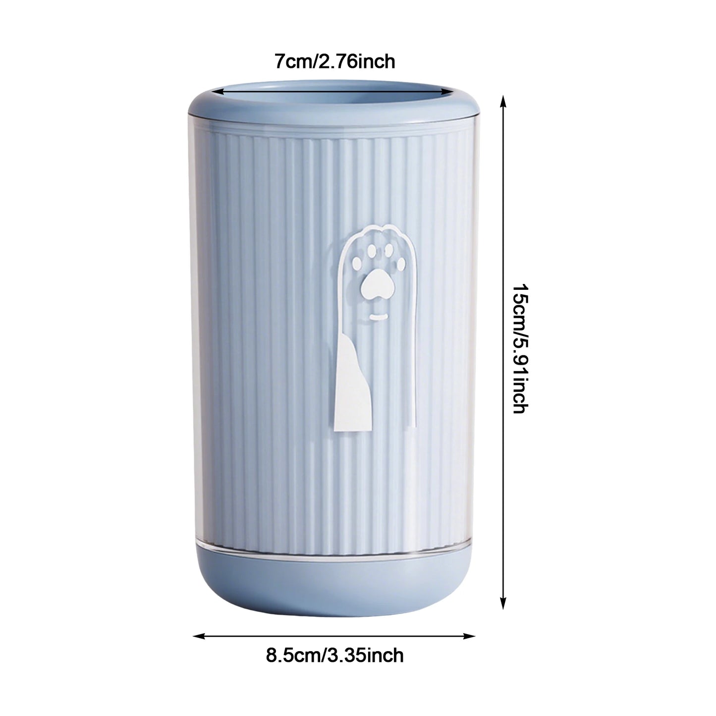 Portable Dog Paw Cleaner Cup — Soft Silicone Brush, Muddy Paw Washer