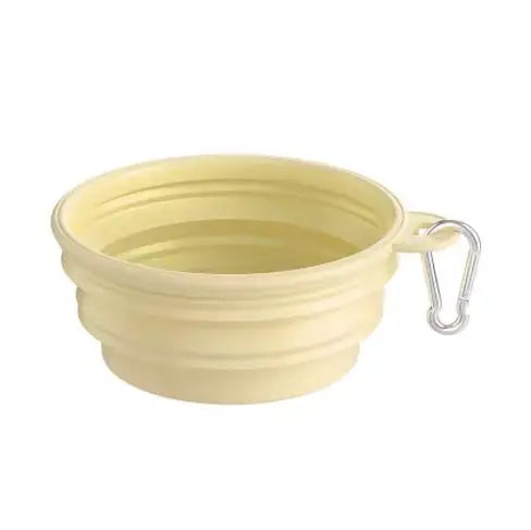 Foldable Dog Travel Bowl — Collapsible Silicone 350ml/1000ml, Multiple Colors