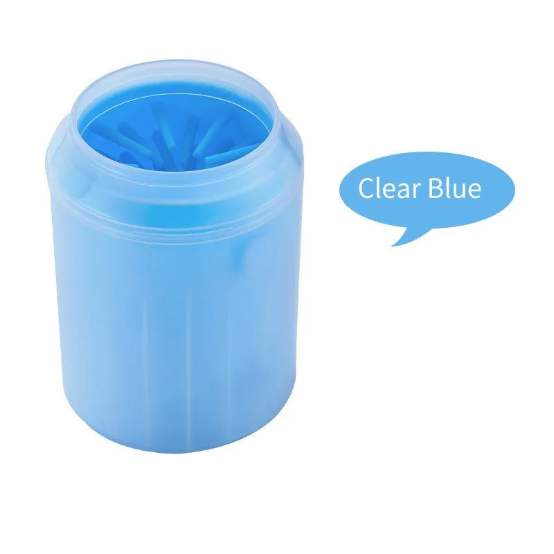 Portable Dog Paw Cleaner Cup — Soft Silicone Foot Washing Brush, 9 Sizes