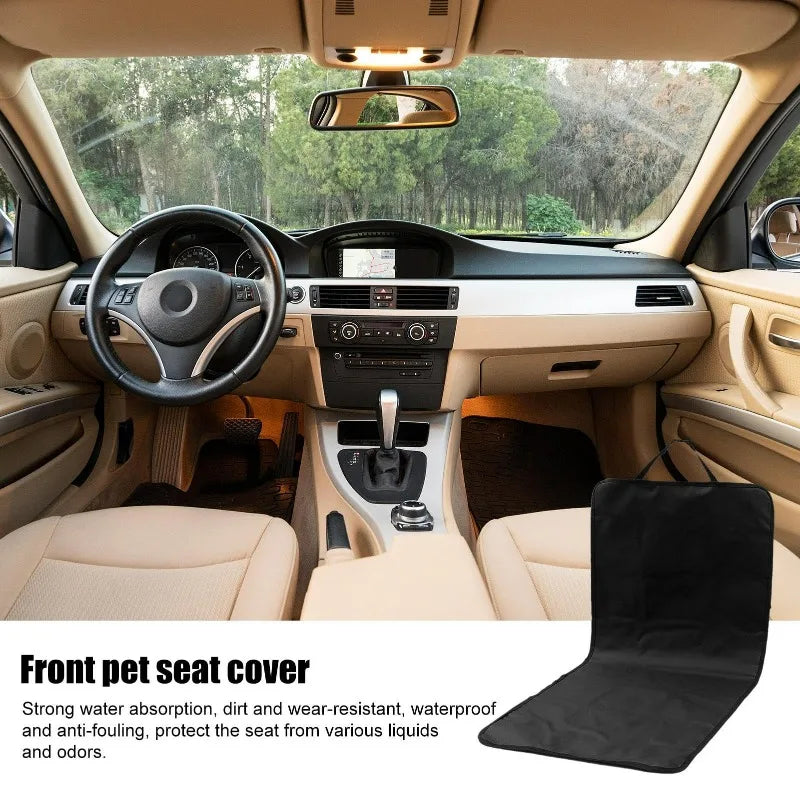 Foldable Dog Car Hammock Cover — Heavy-Duty Waterproof Slip-Resistant, 6 Sizes