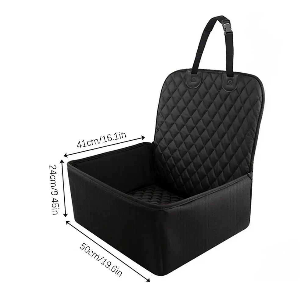 SUV Dog Booster Car Seat — Waterproof Carseat Cushion Carrier for Large Dogs