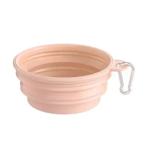 Foldable Dog Travel Bowl — Collapsible Silicone 350ml/1000ml, Multiple Colors