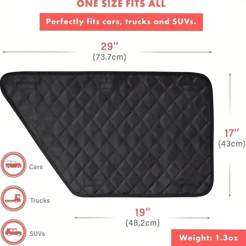 Dog Car Door Guard — Anti-Scratch Protector Cover for Windows & Claws
