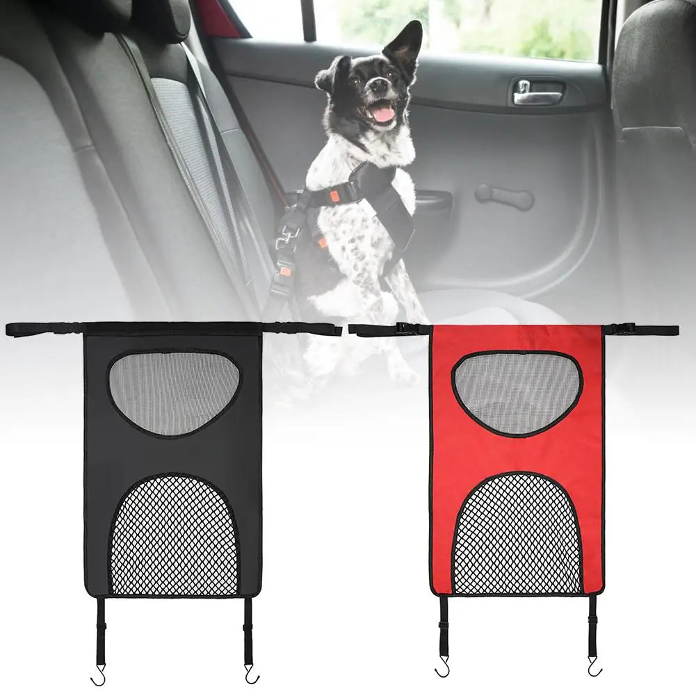Lightweight Nylon Dog Car Safety Net Barrier — Universal Fit, Durable Mesh