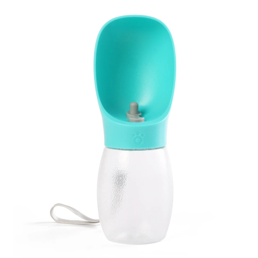Portable Dog Travel Water Bottle — Leak-Proof with Flip Bowl