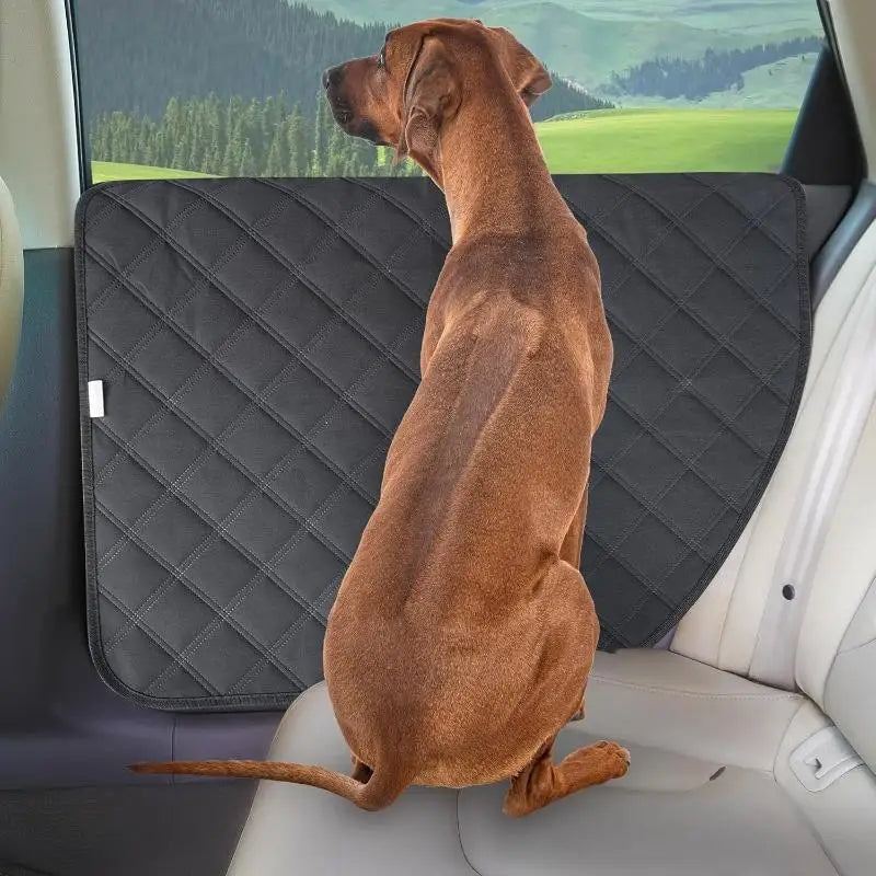Dog Car Door Guard — Anti-Scratch Protector Cover for Windows & Claws