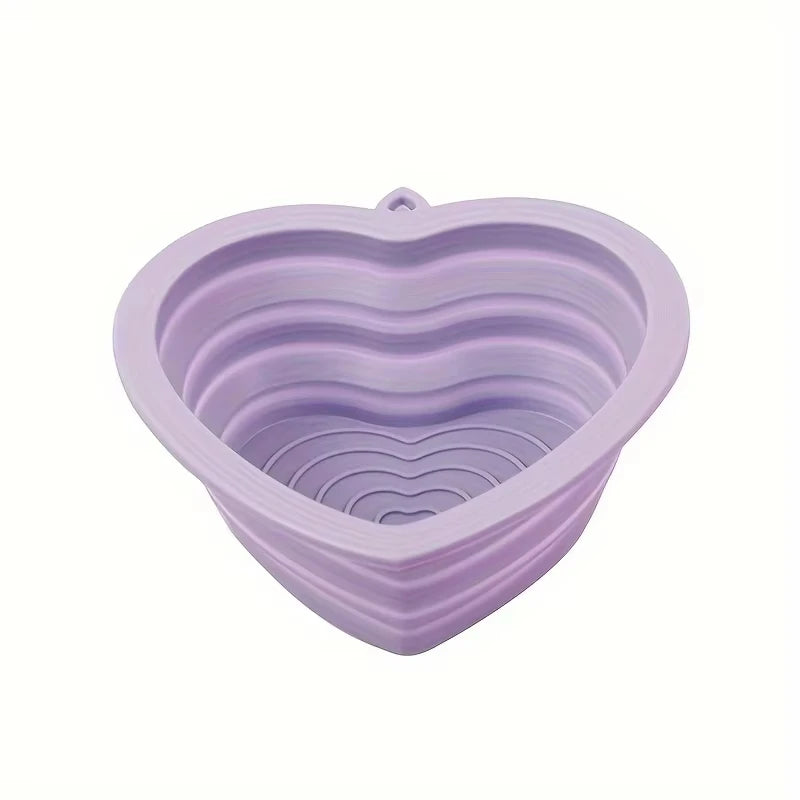Collapsible Silicone Pet Bowl — Portable Travel Food & Water Dish, 4 Colors