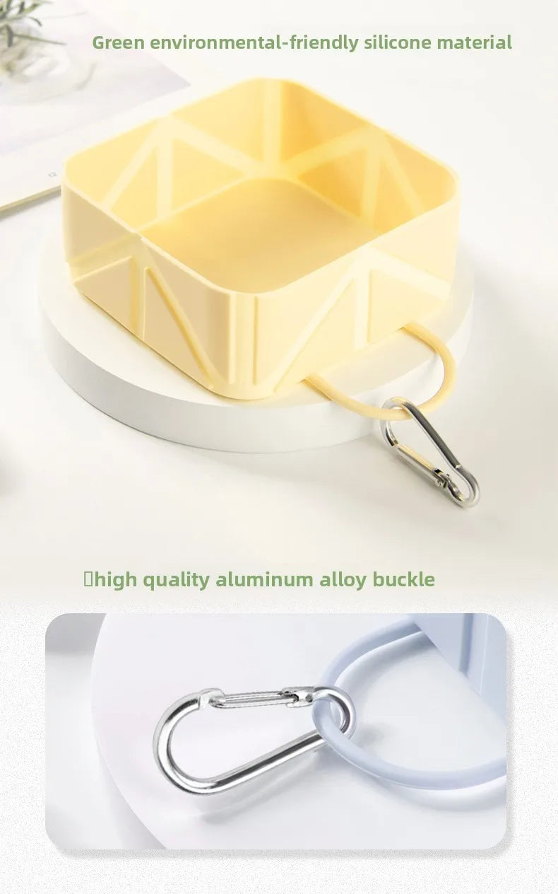Collapsible Silicone Dog Travel Bowl — Portable & Foldable, 2-Pack