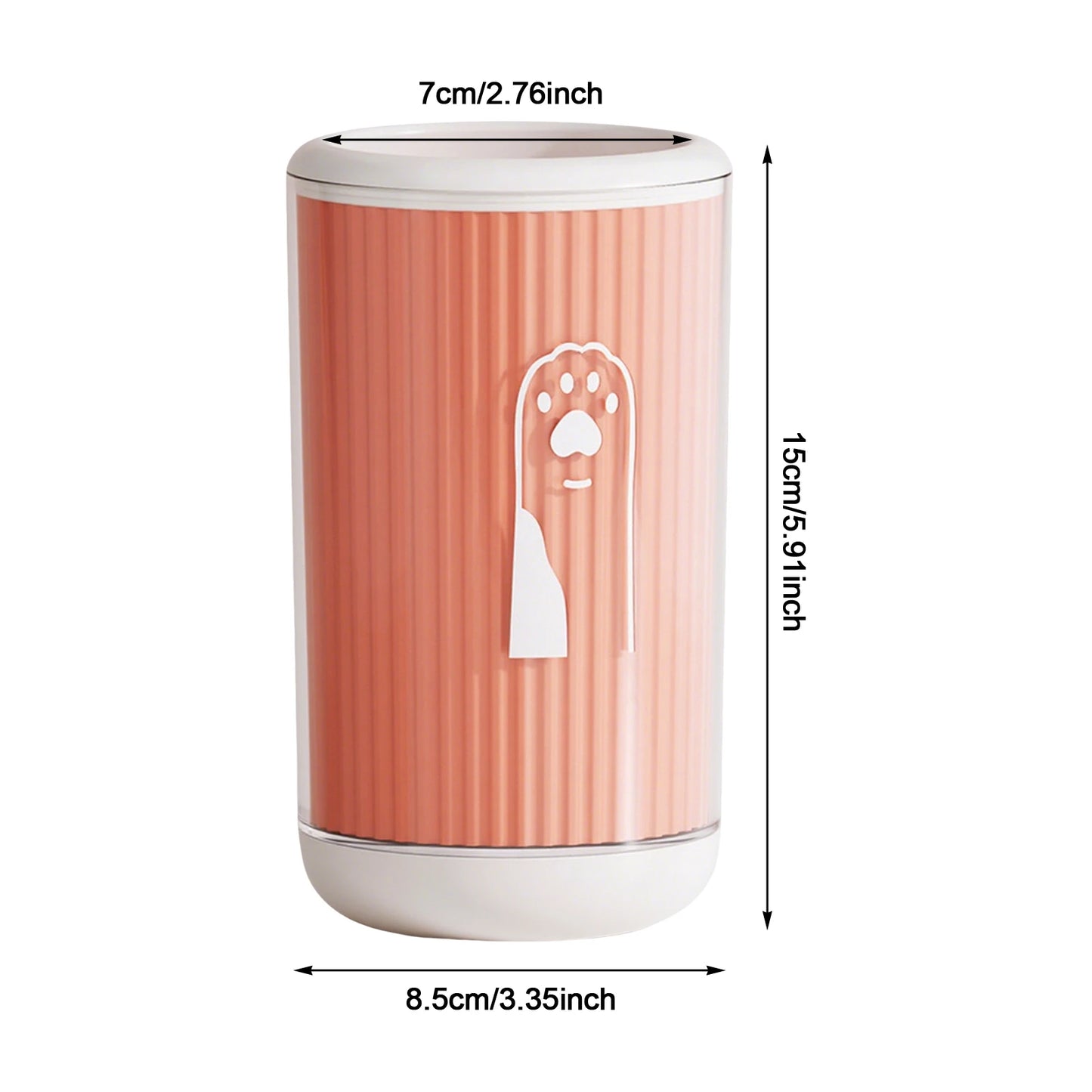 Portable Dog Paw Cleaner Cup — Soft Silicone Brush, Muddy Paw Washer