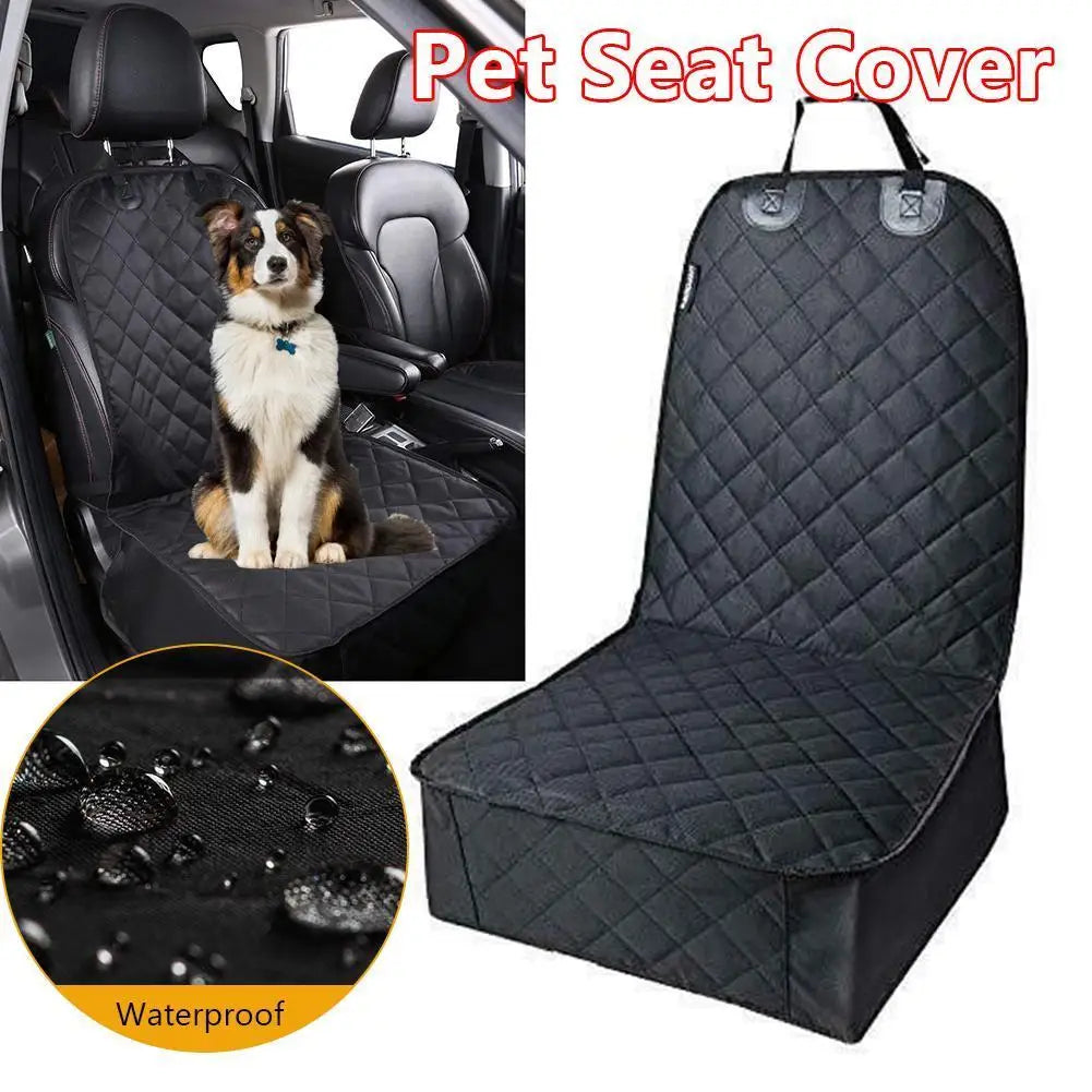 Non-Slip Waterproof Dog Rear Seat Mat — Scratch-Resistant Car Travel Cover