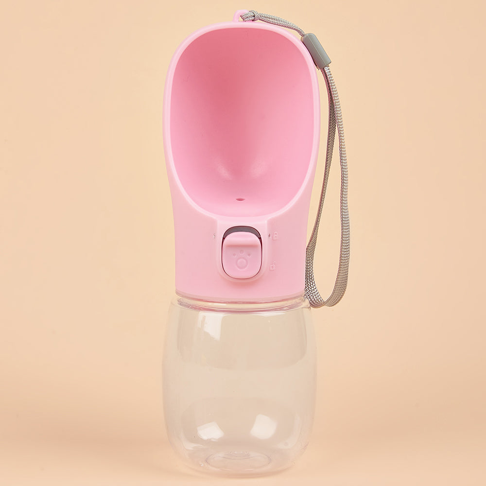 Portable Dog Water Bottle with Flip Bowl — Leakproof, 18 Colors Available